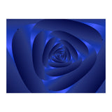 Blue Color Rose Spiral Pattern (Print Only) thumbnail