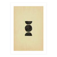 Abstract mid-century modern shapes (Print Only)