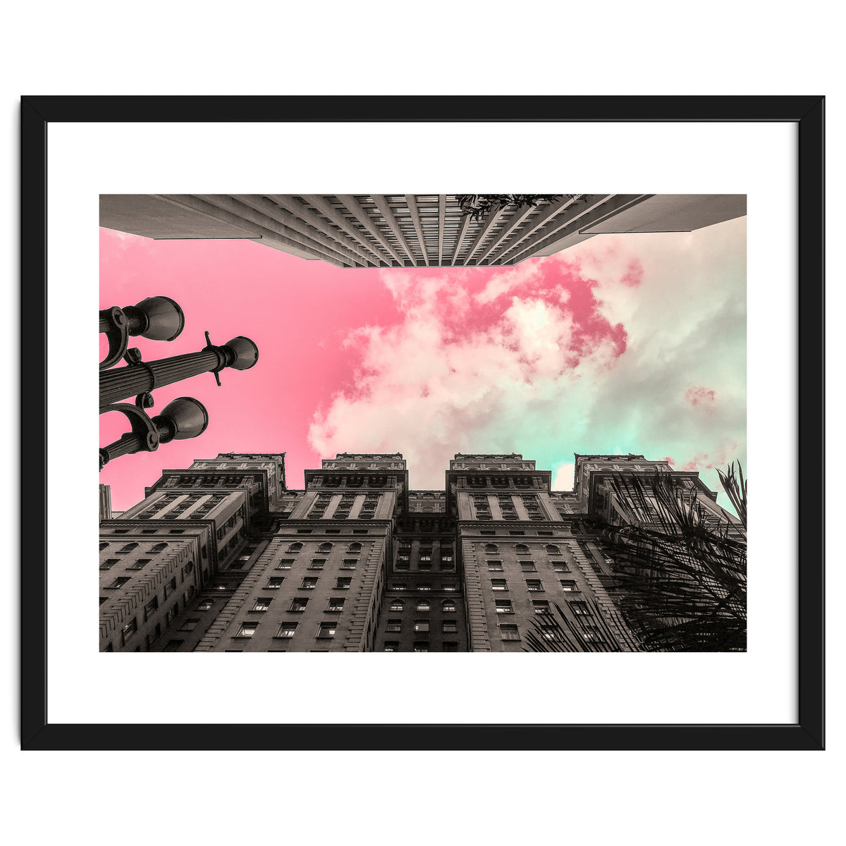 Pink Sky in São Paulo - Martinelli building