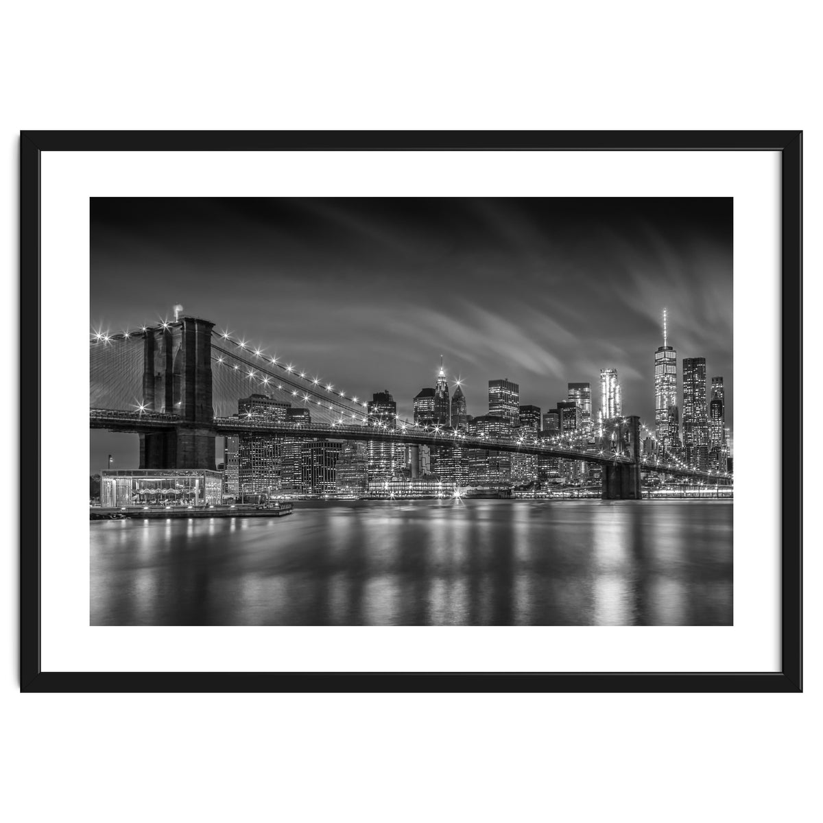 BROOKLYN BRIDGE Nightly Impressions | Monochrome