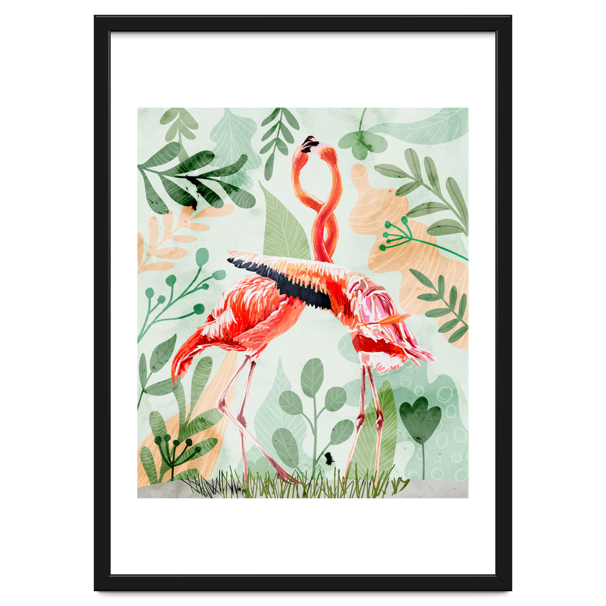 Flamingo Love