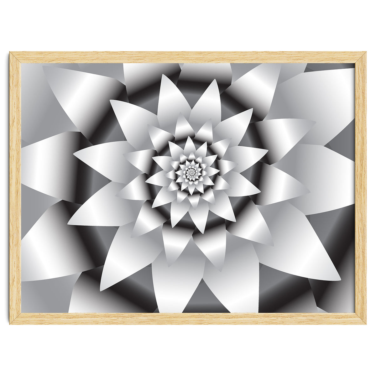 Abstract Modern Flower Design Art