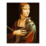 Lady With A Velociraptor (Print Only) thumbnail