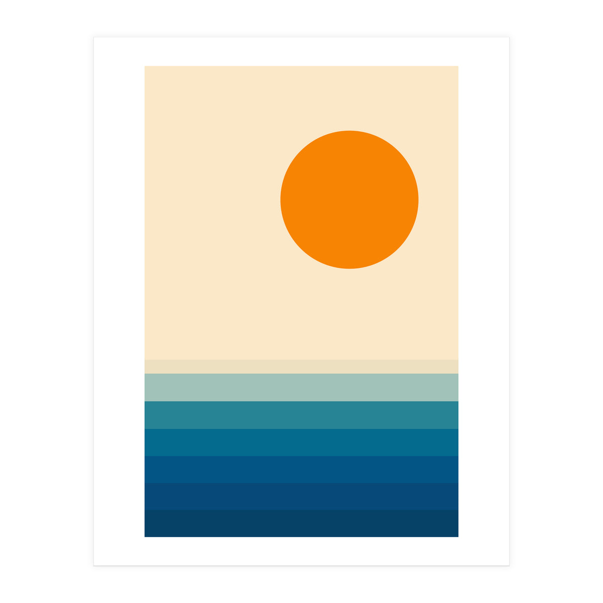 Minimal line landscape II (Print Only)