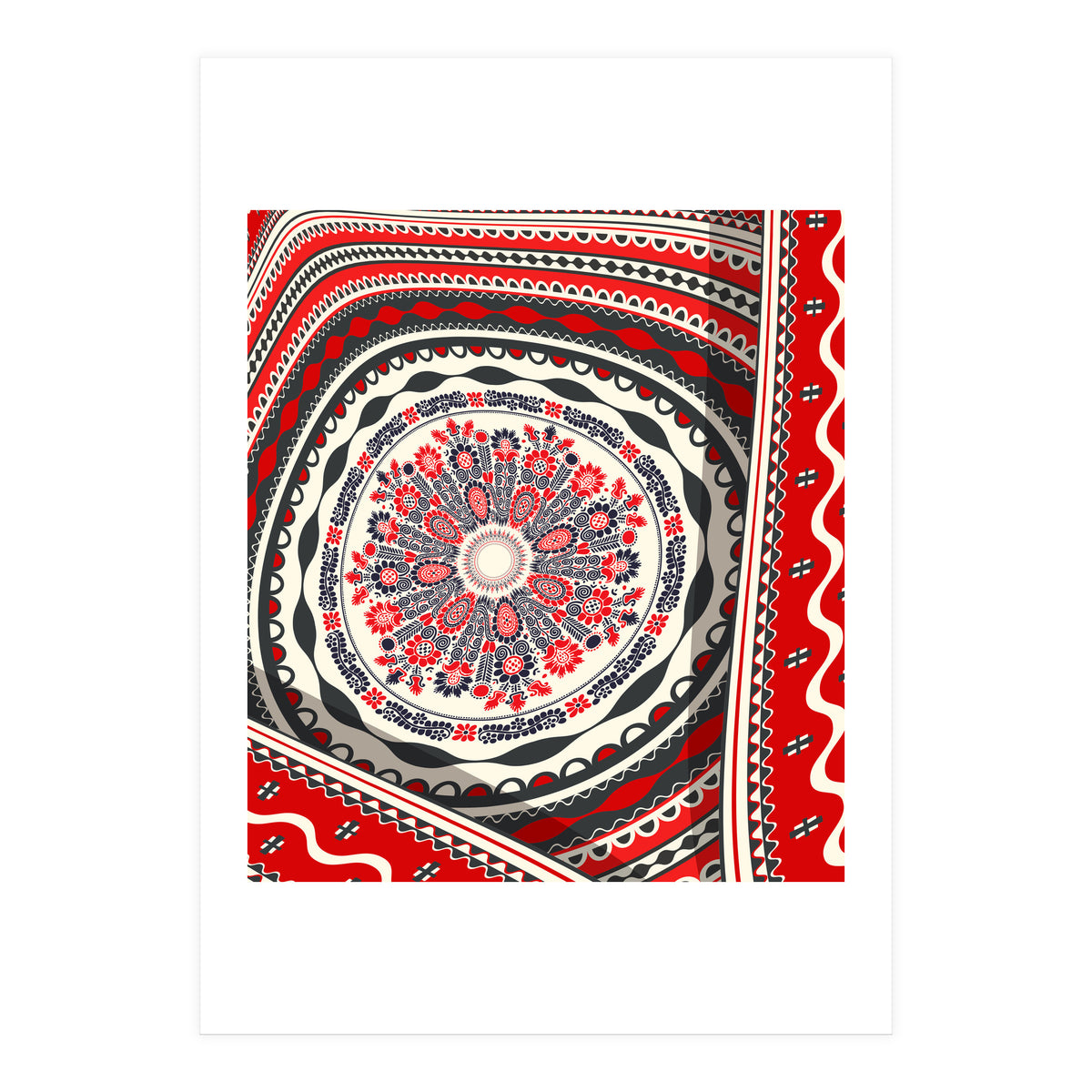 Romanian embroidery background 20 (Print Only)