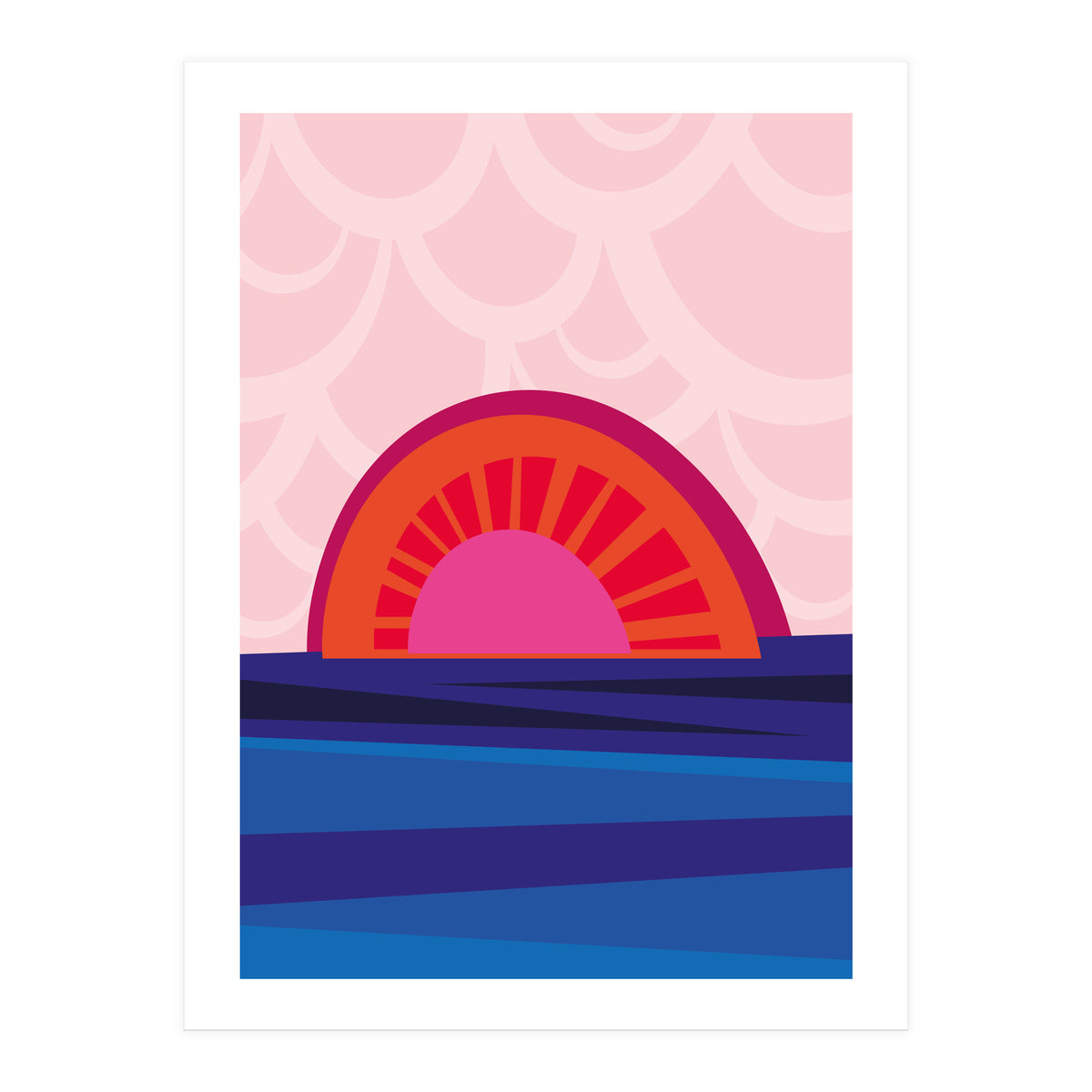 Retro Sunset (Print Only)