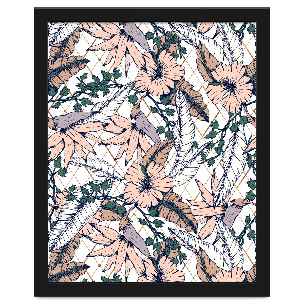 Exotic flowering and pattern geometric