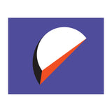 Geometric Shapes No. 37 - orange & purple (Print Only) thumbnail