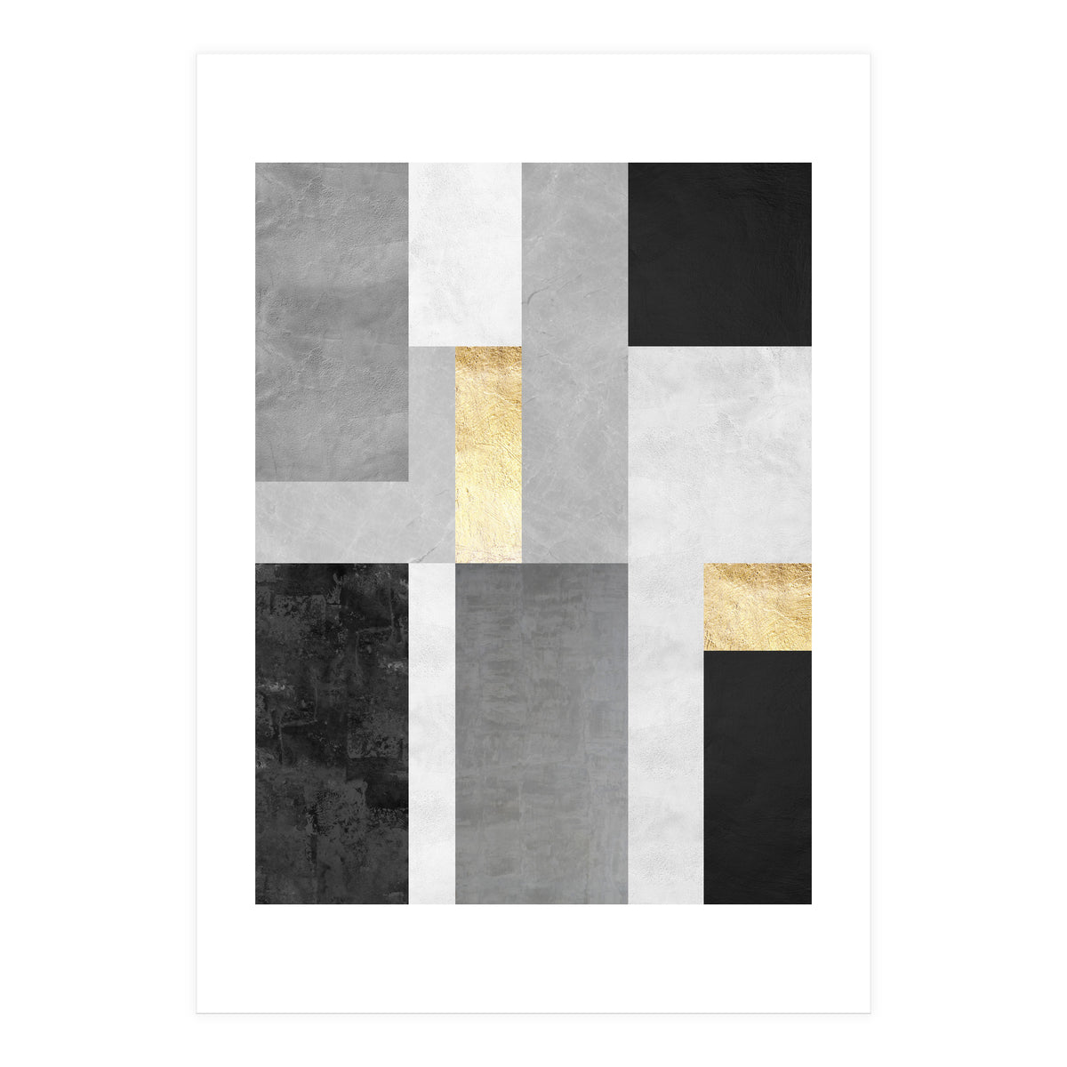 Geometric and golden II (Print Only)