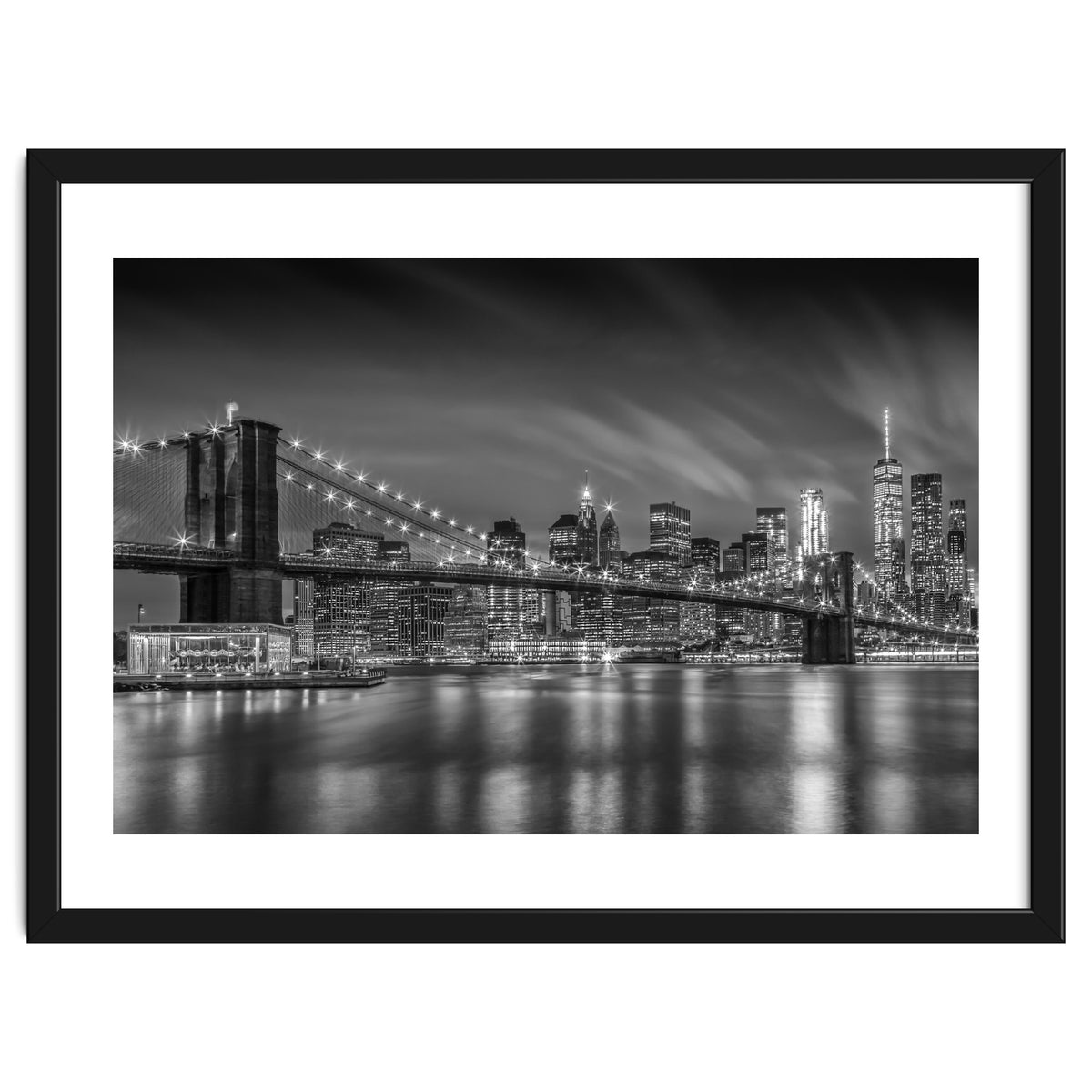 BROOKLYN BRIDGE Nightly Impressions | Monochrome