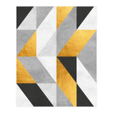Gray and Gold Composition I (Print Only) thumbnail