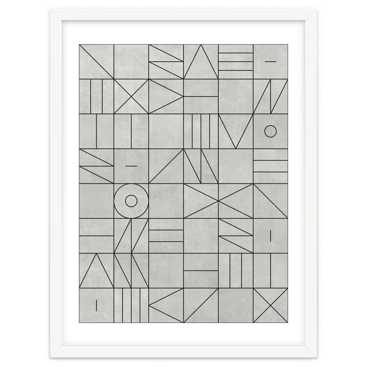 My Favorite Geometric Patterns No.3 - Grey