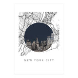 New York City Streets Collage (Print Only) thumbnail