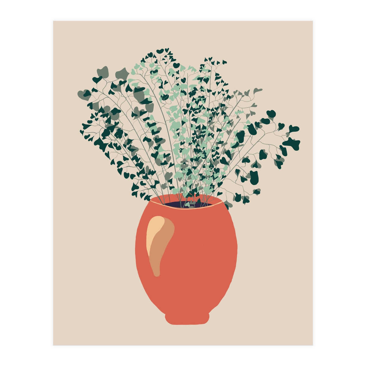 Heart-shaped leaves (Print Only)