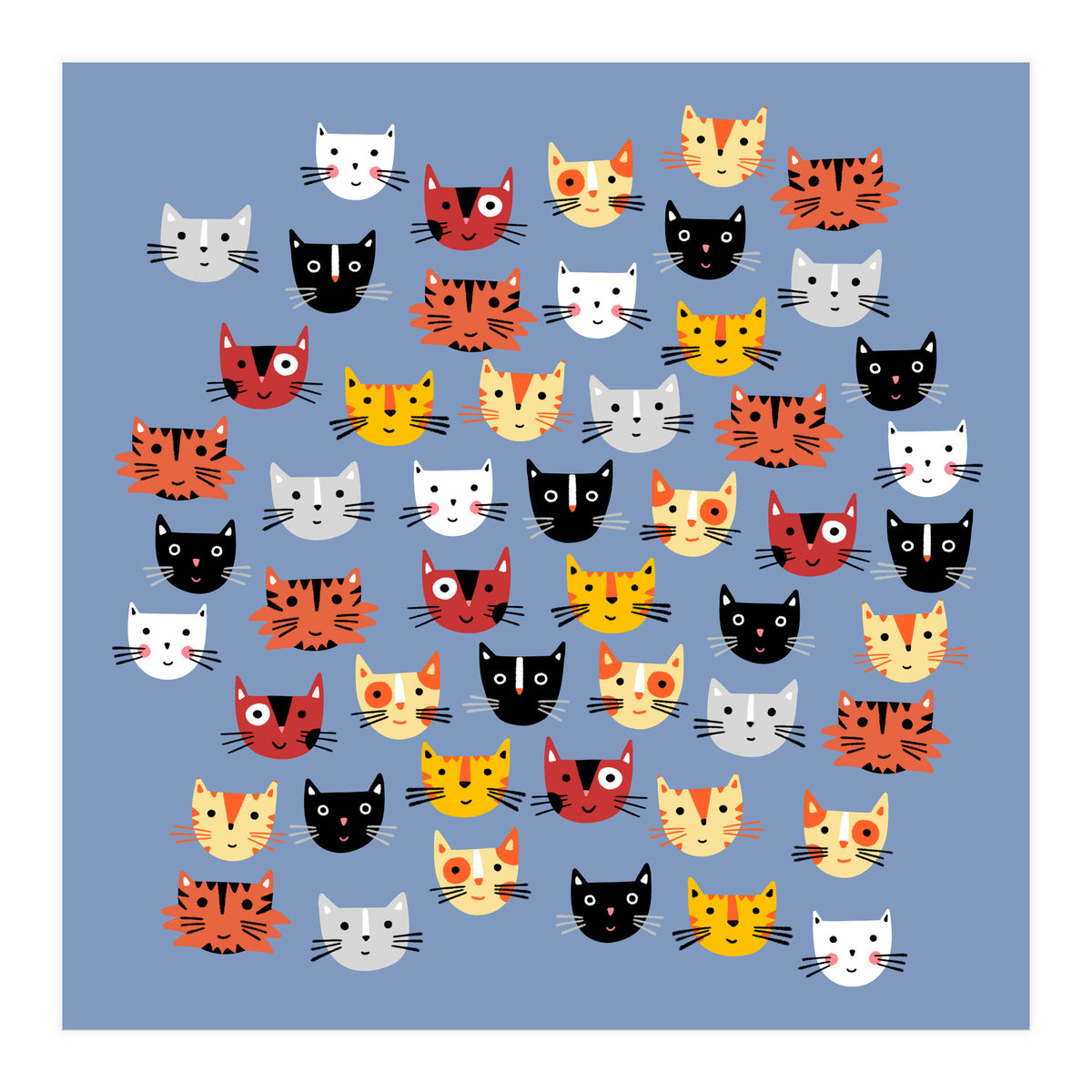 Multiple Cats (Print Only)