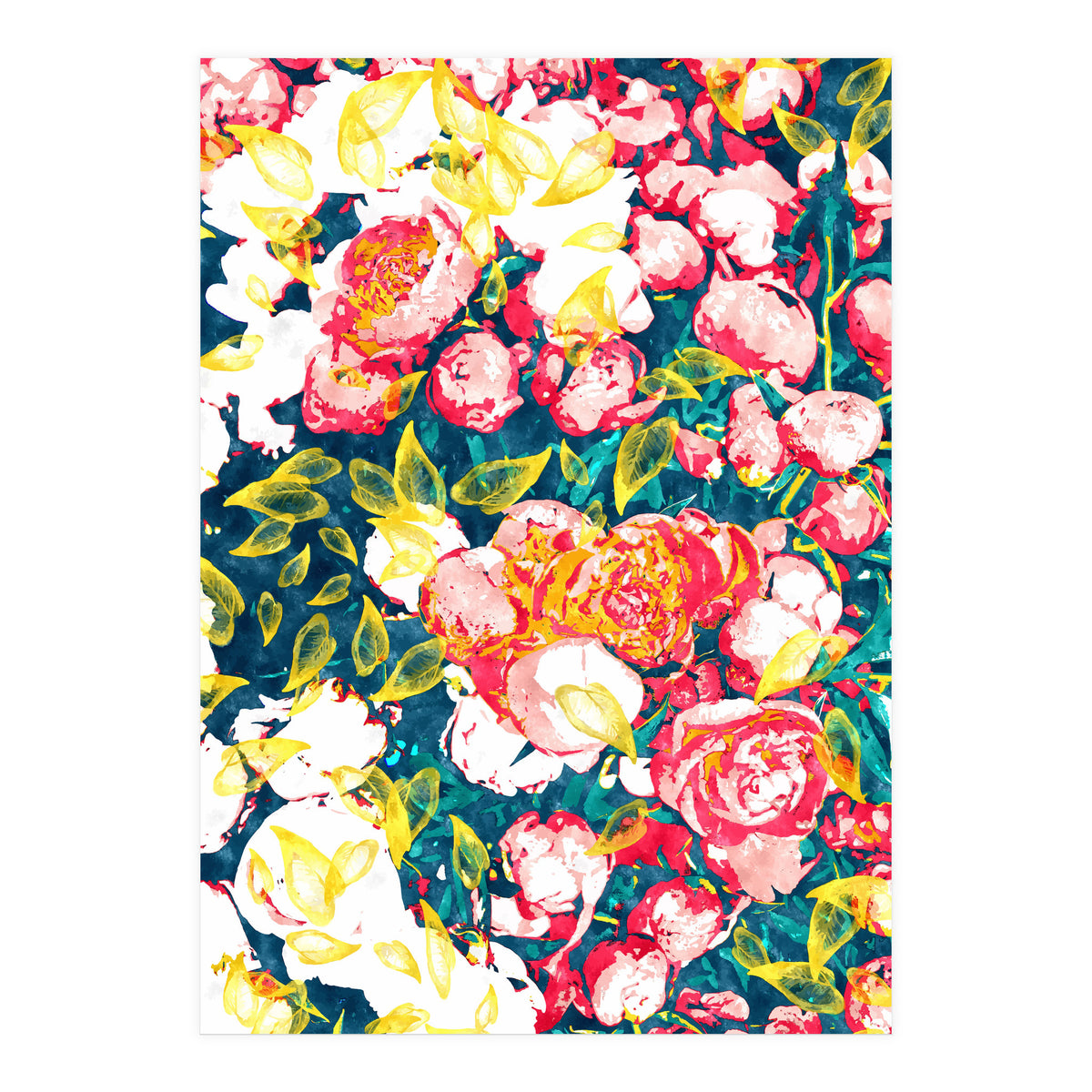 Nature Smiles In Flowers (Print Only)
