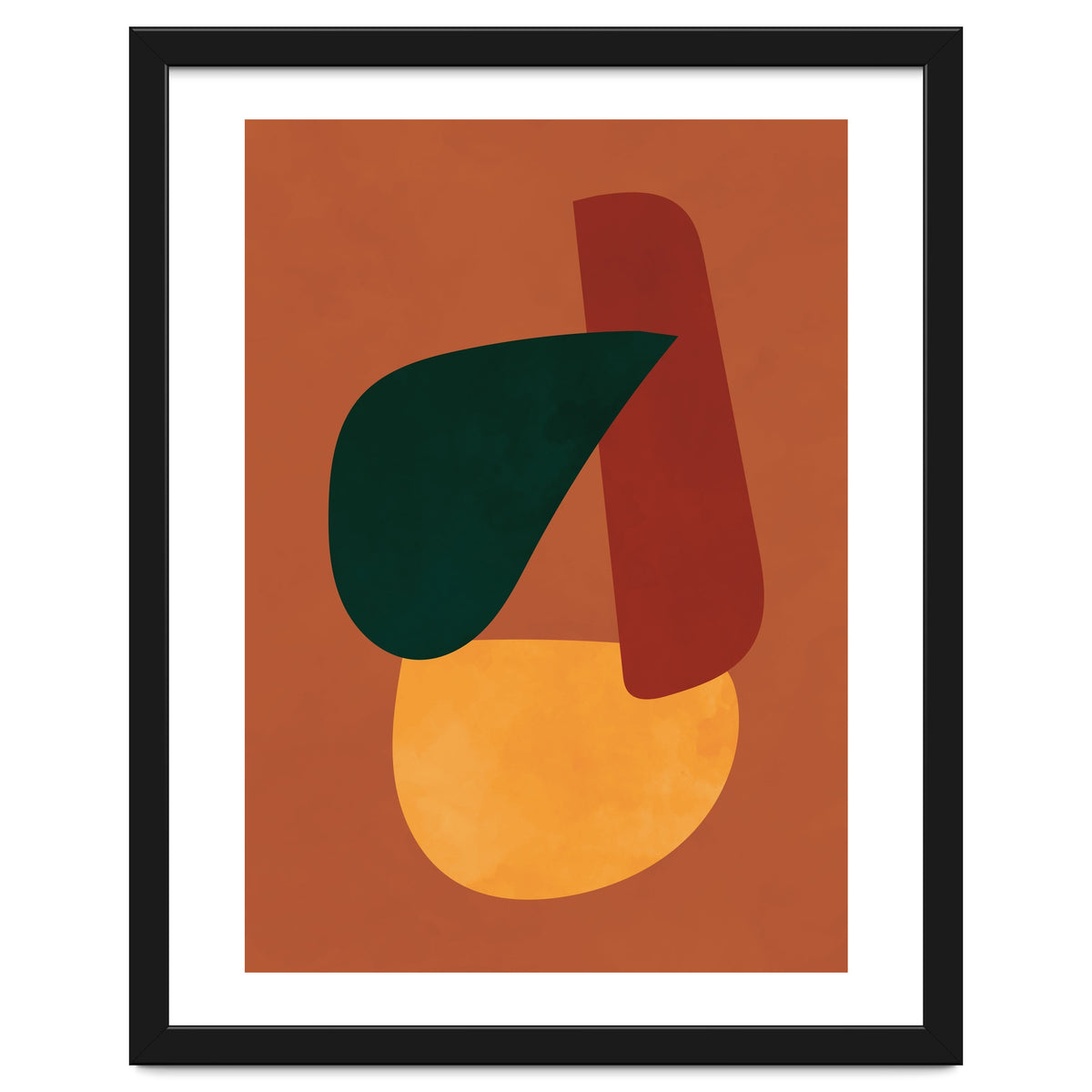 Abstract Shapes Boho Modern Mid Century Modern