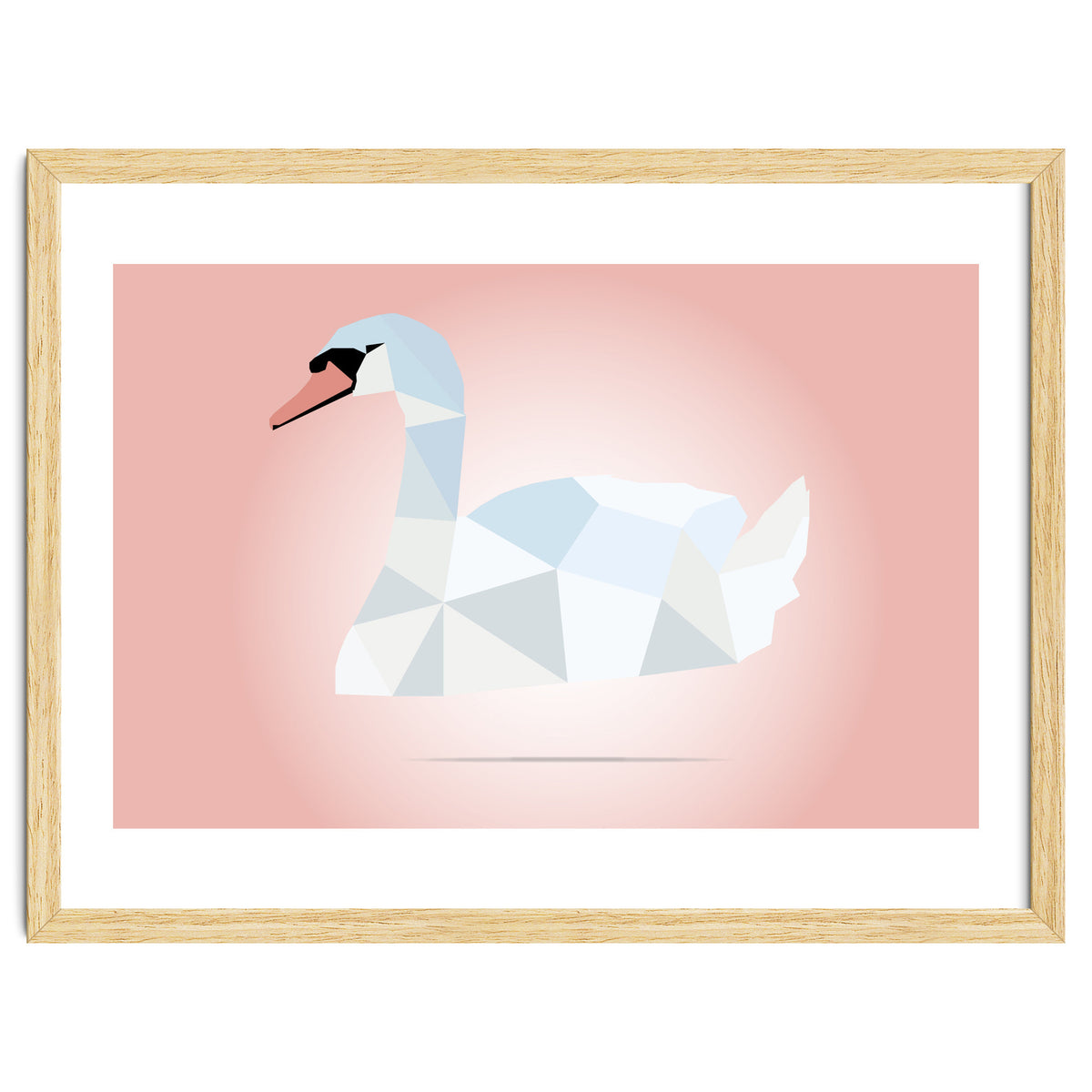 Swan Low Poly Art
