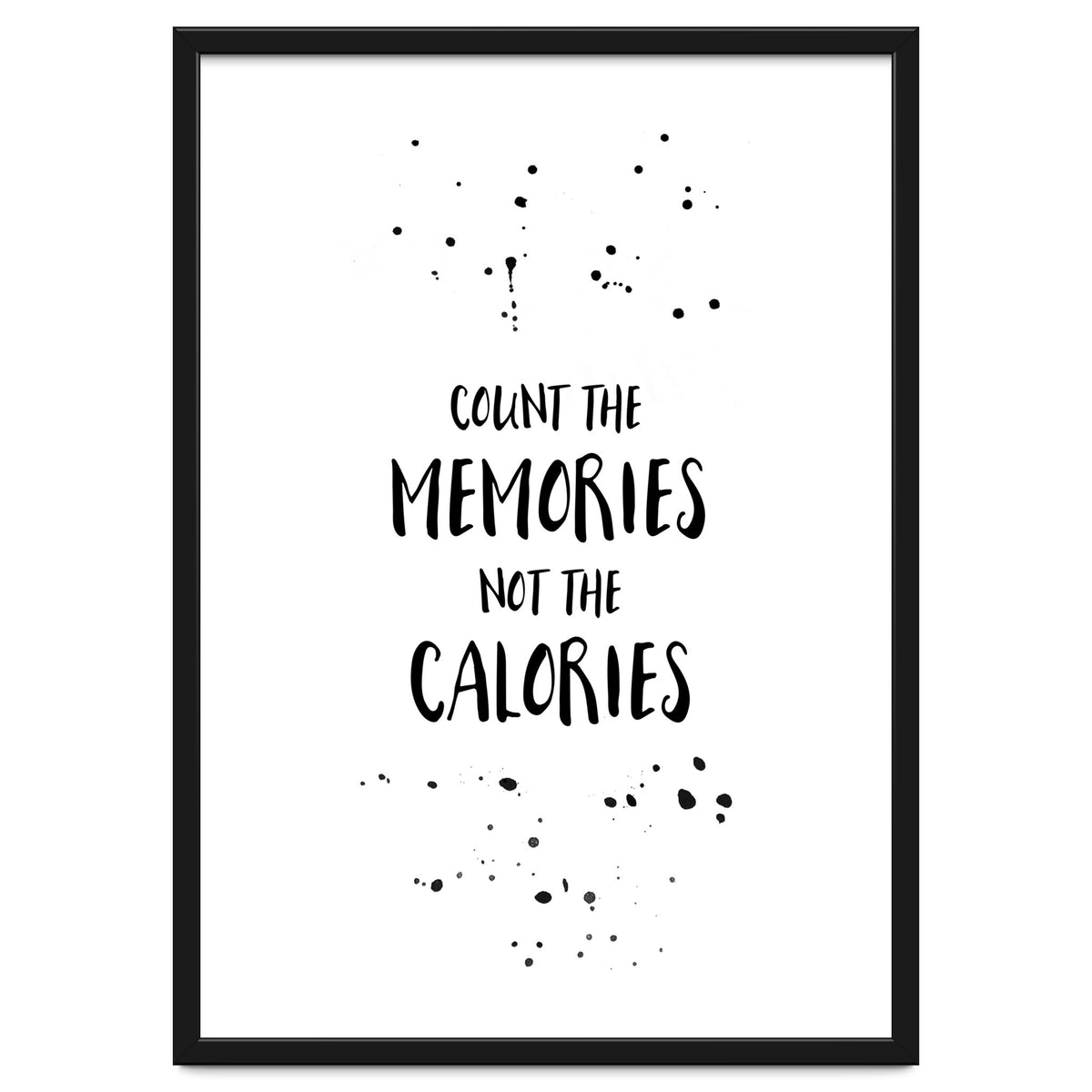 Text Art COUNT THE MEMORIES