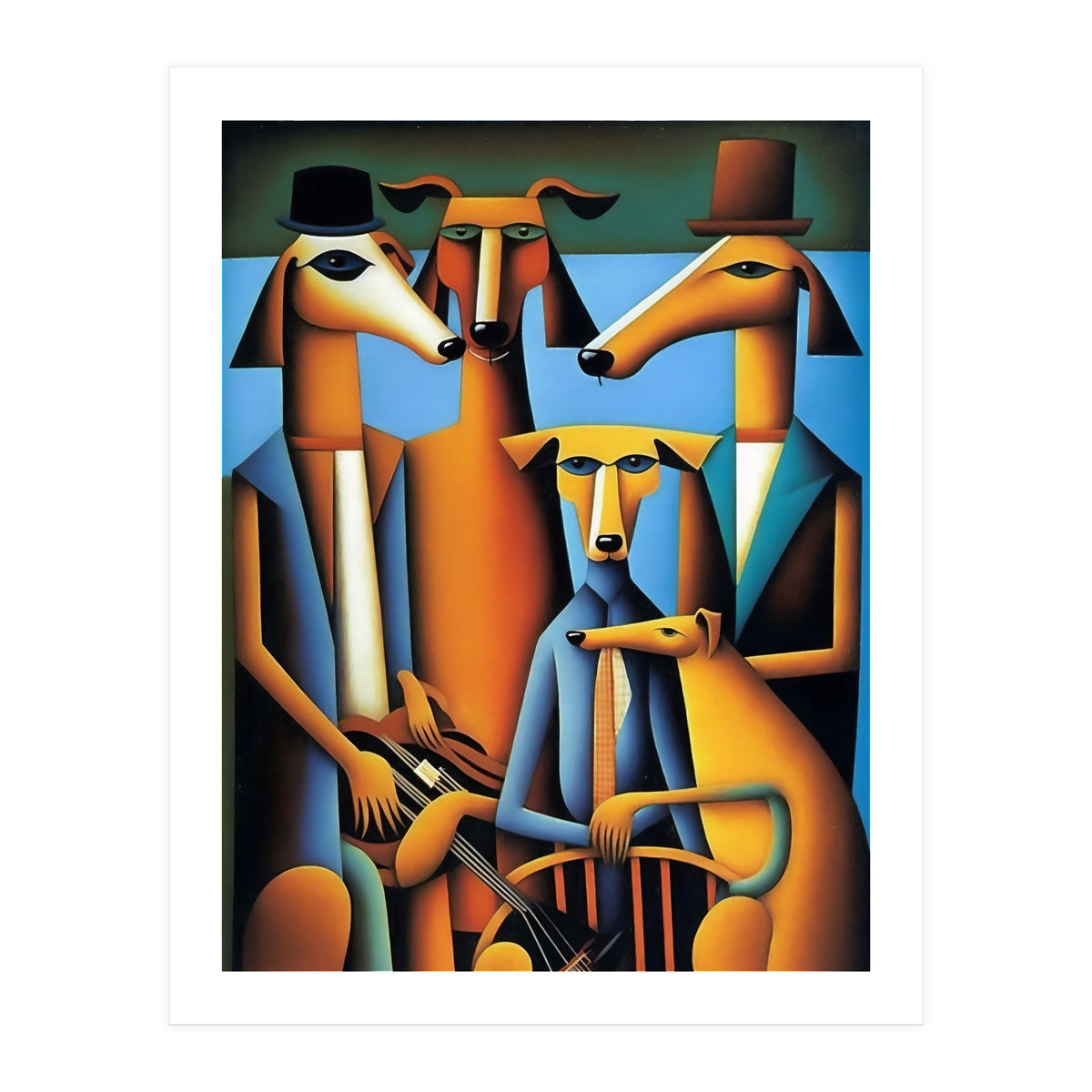 Greyhounds Max (Print Only)