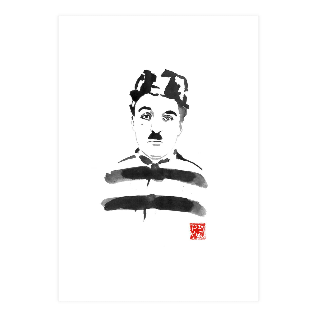 Charlie chaplin prisoner (Print Only)