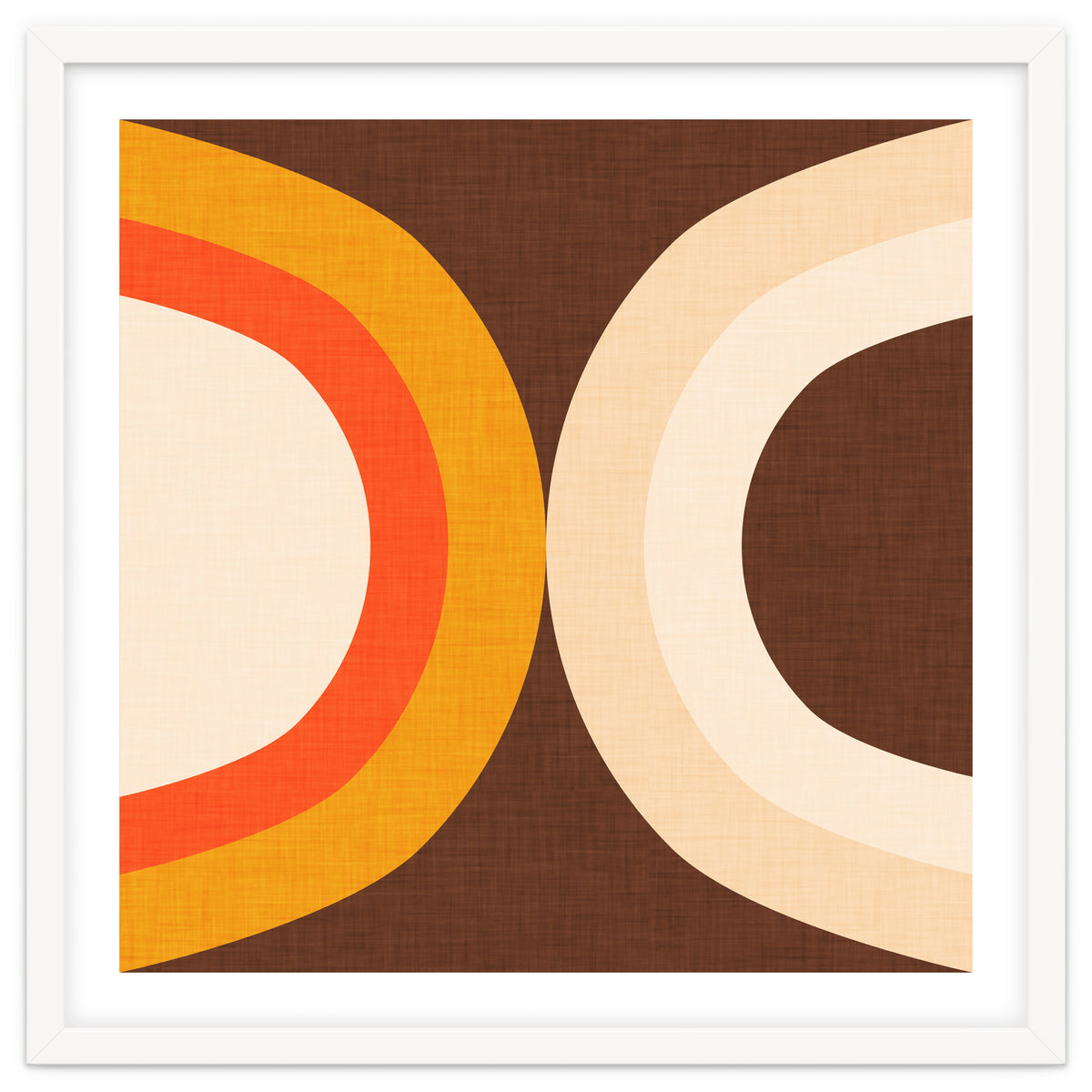 Classic Mid Mod Dot Brown