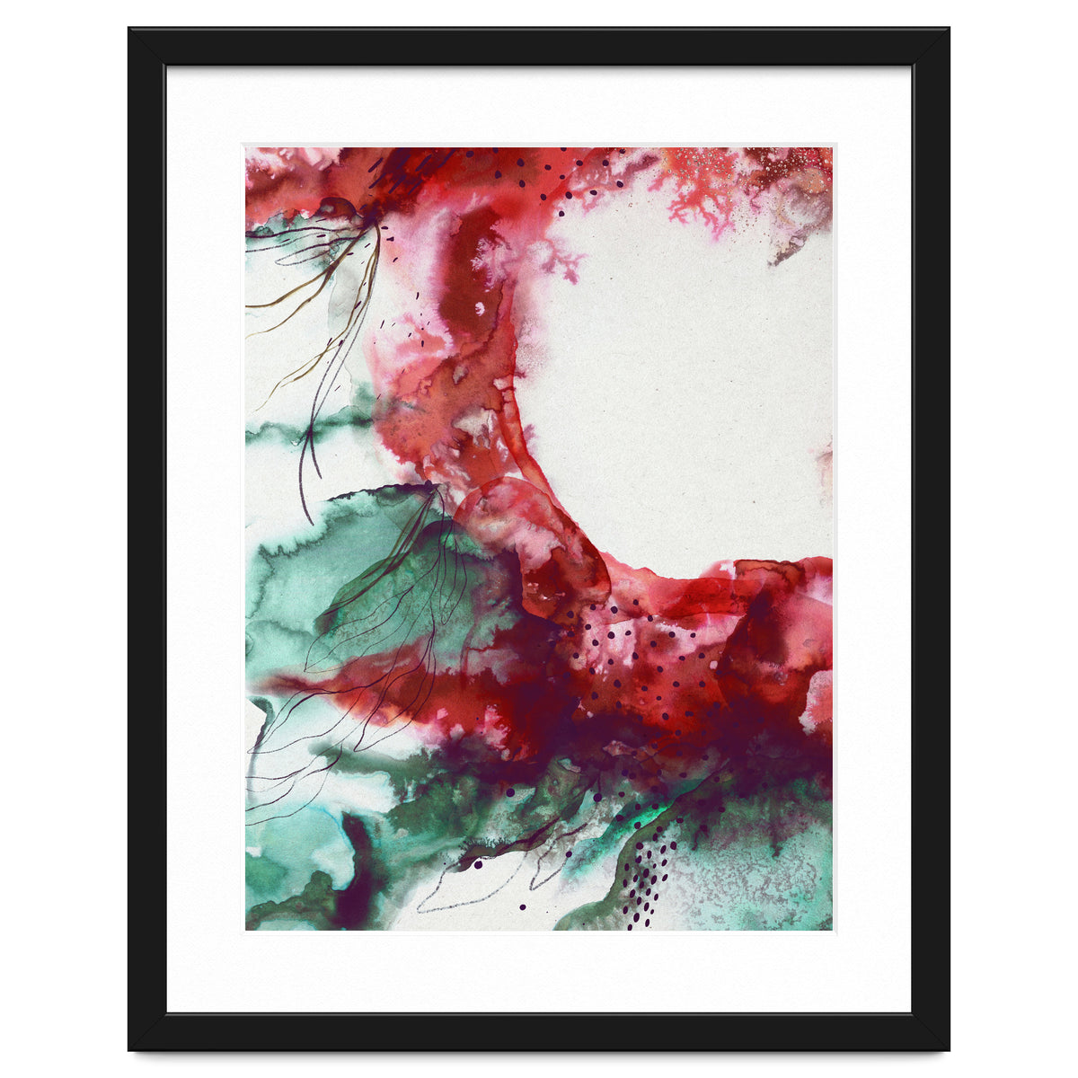 Abstract floral explosion