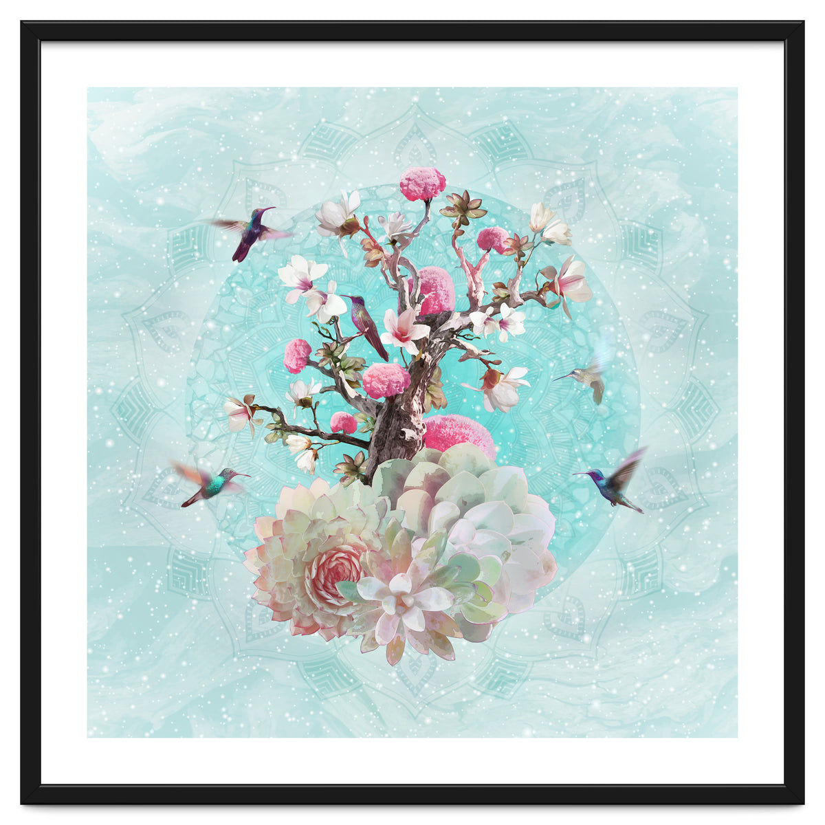 Floral Hummingbird