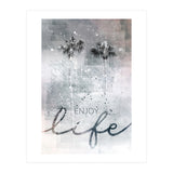 Idyllic palm trees | enjoy life (Print Only) thumbnail
