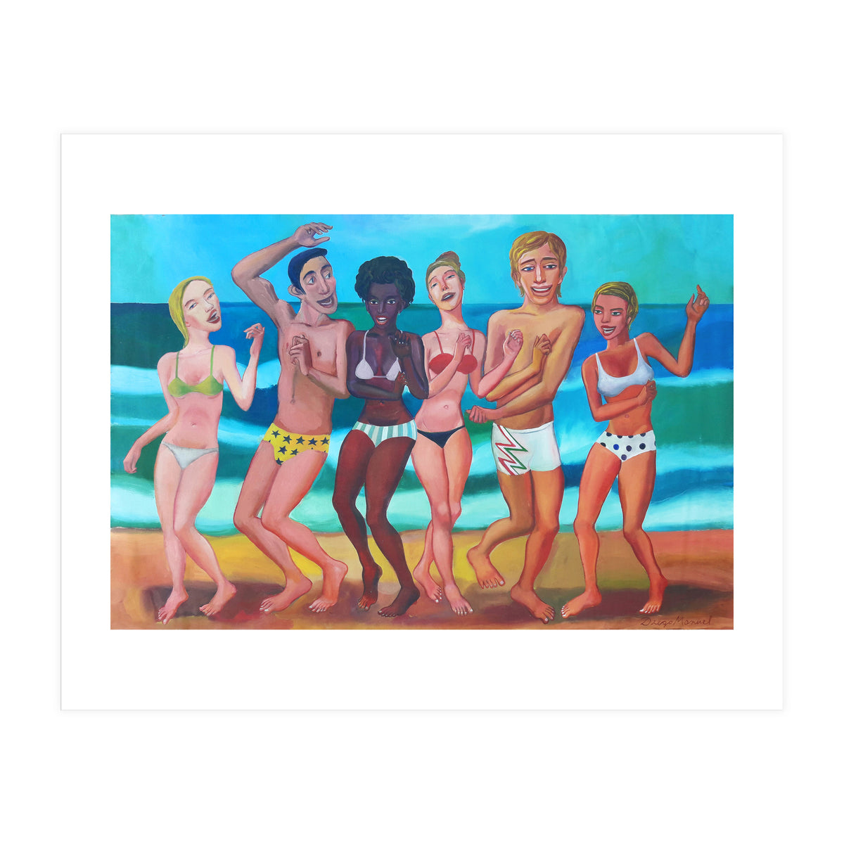 Fiesta En La Playa 1 (Print Only)