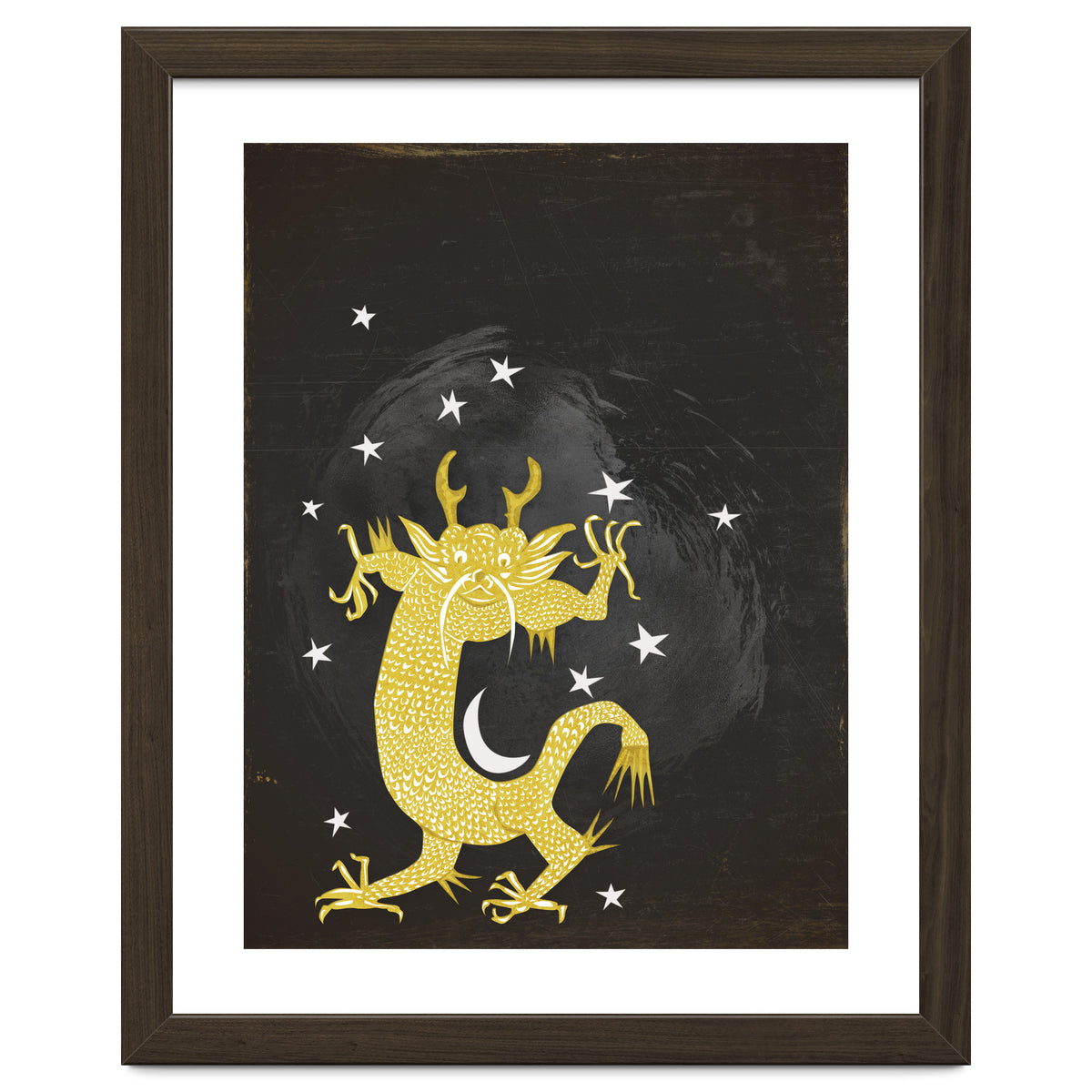 Vintage Cosmos: Golden Dragon