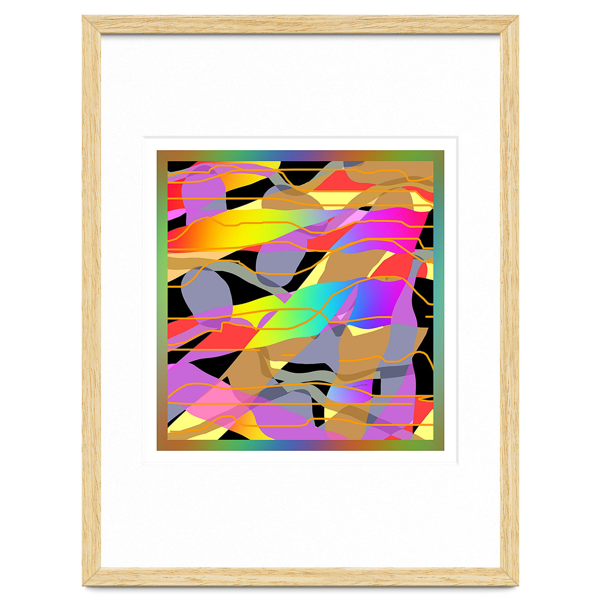 ABSTRACT COLOR BANDS