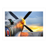 Spitfire Fighter Aircraft 'hot Starting' (Print Only) thumbnail