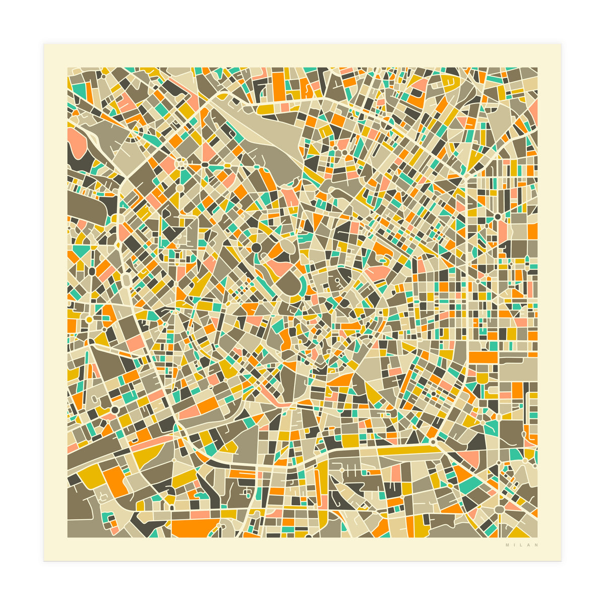 MILAN MAP (Print Only)