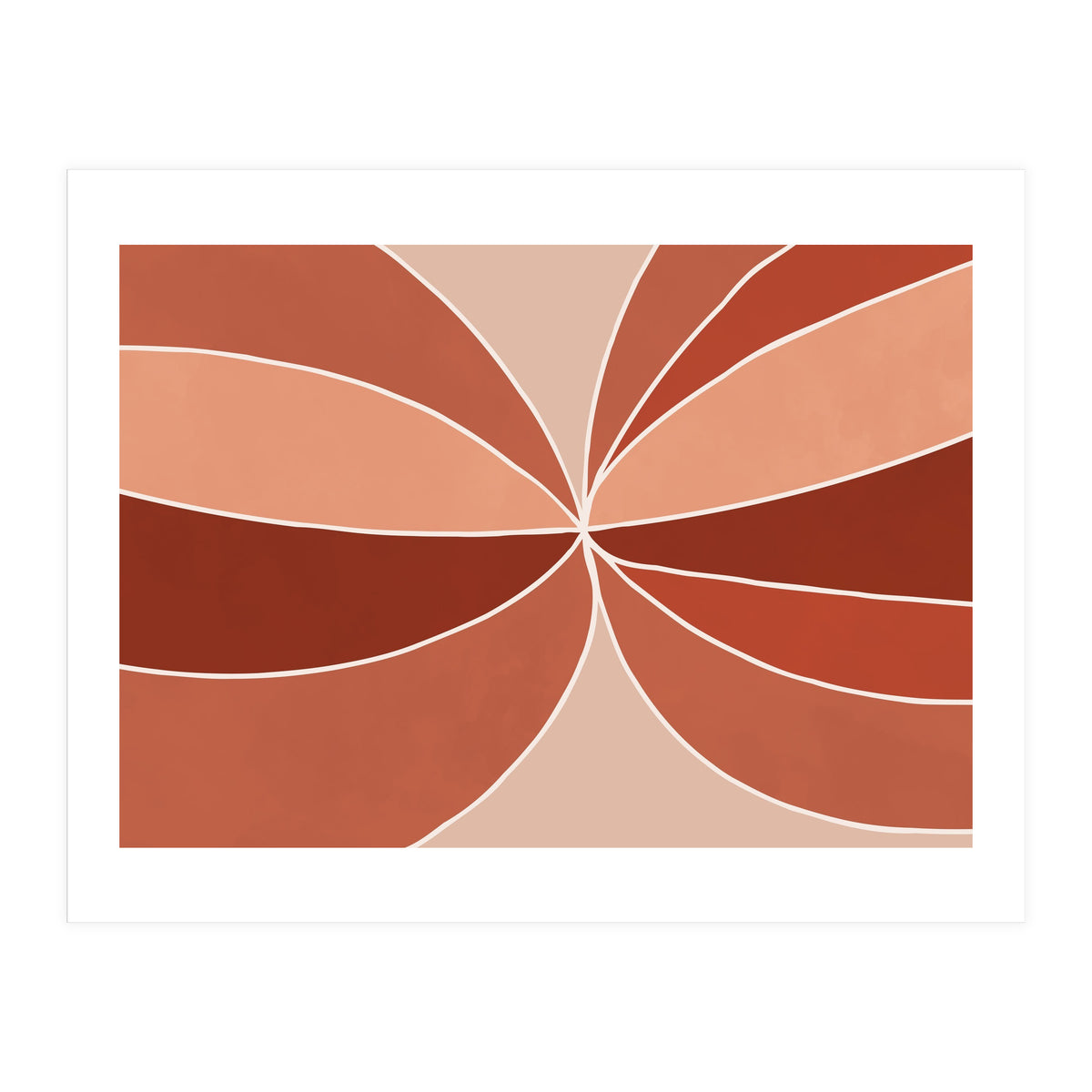 Boho Earth Tones Lines (Print Only)