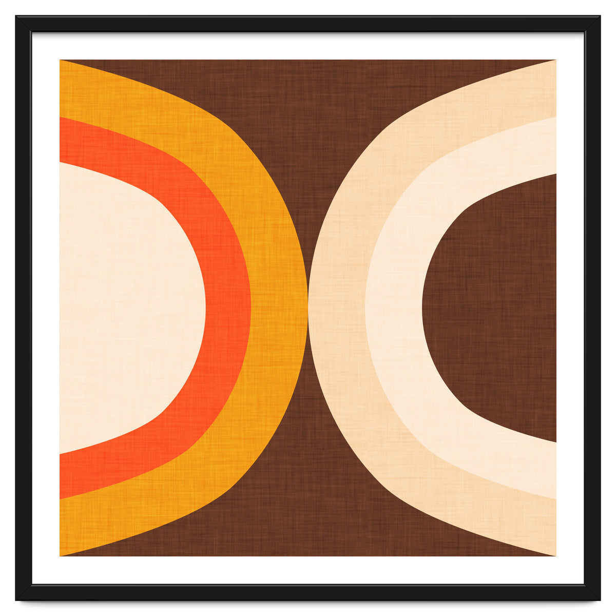 Classic Mid Mod Dot Brown