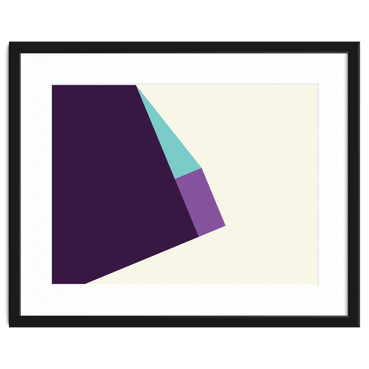 Geometric Shapes No. 42 -  lilac, blue & purple