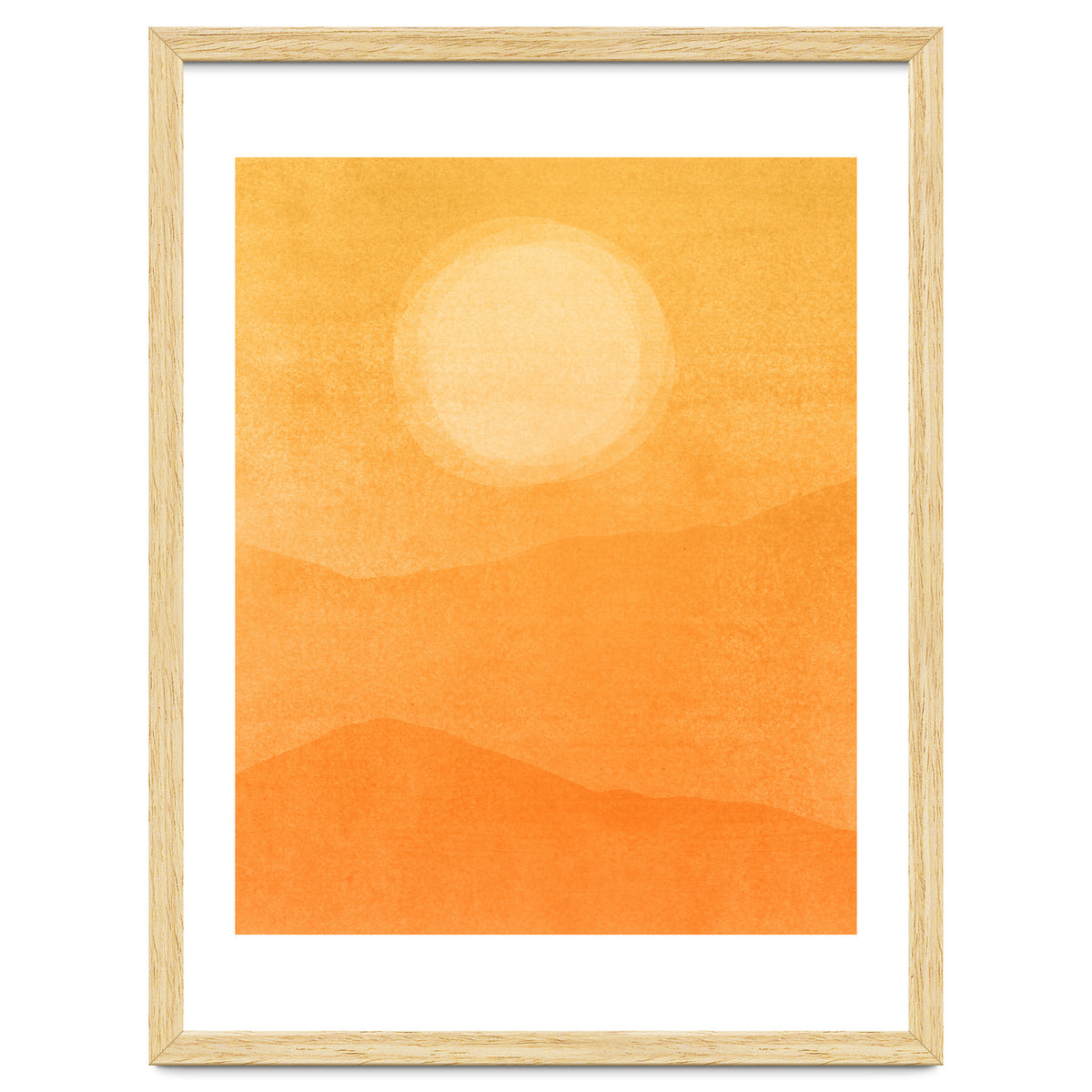 Golden Afternoon Abstract