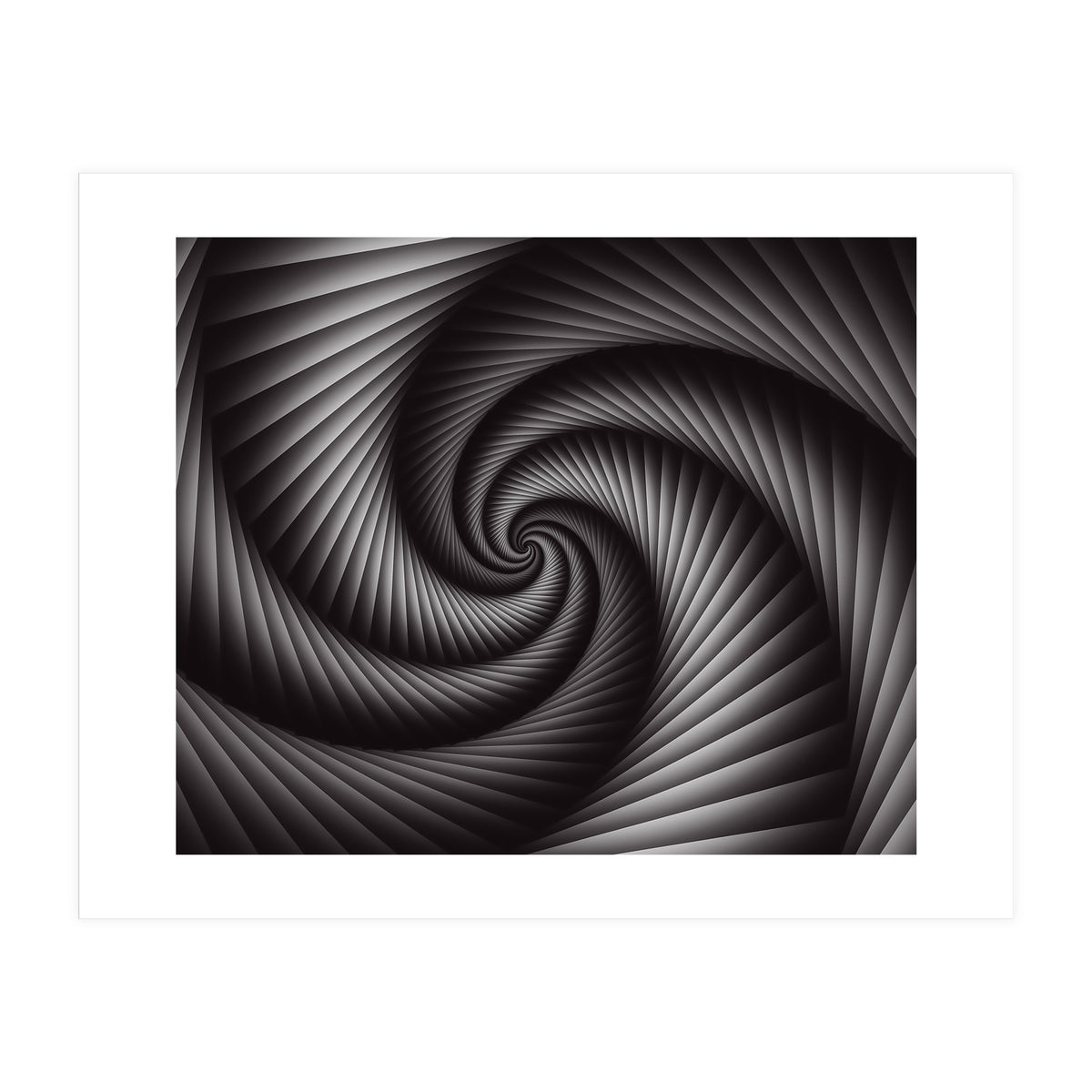 3d Abstract Spiral  (Print Only)