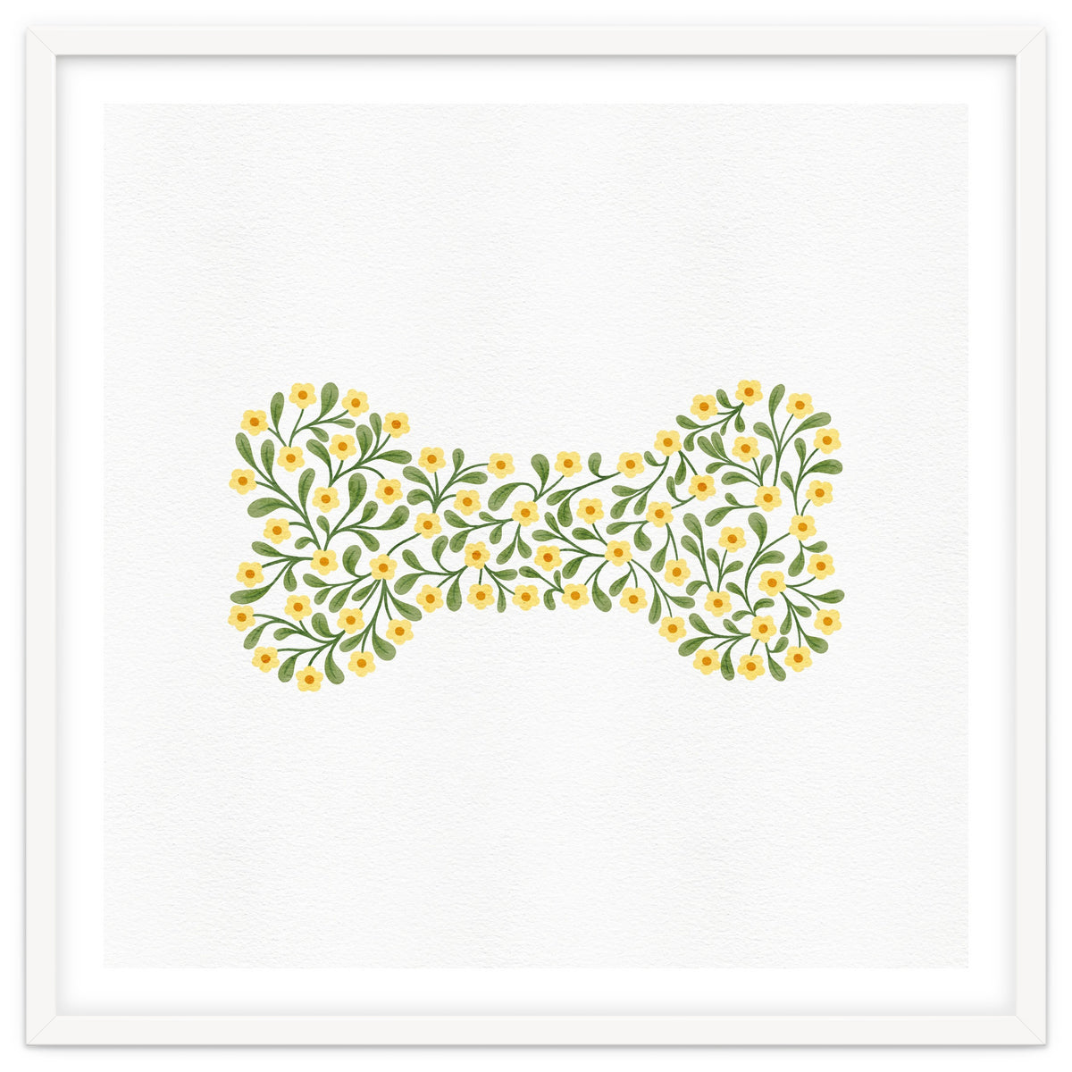 Floral Dog Bone