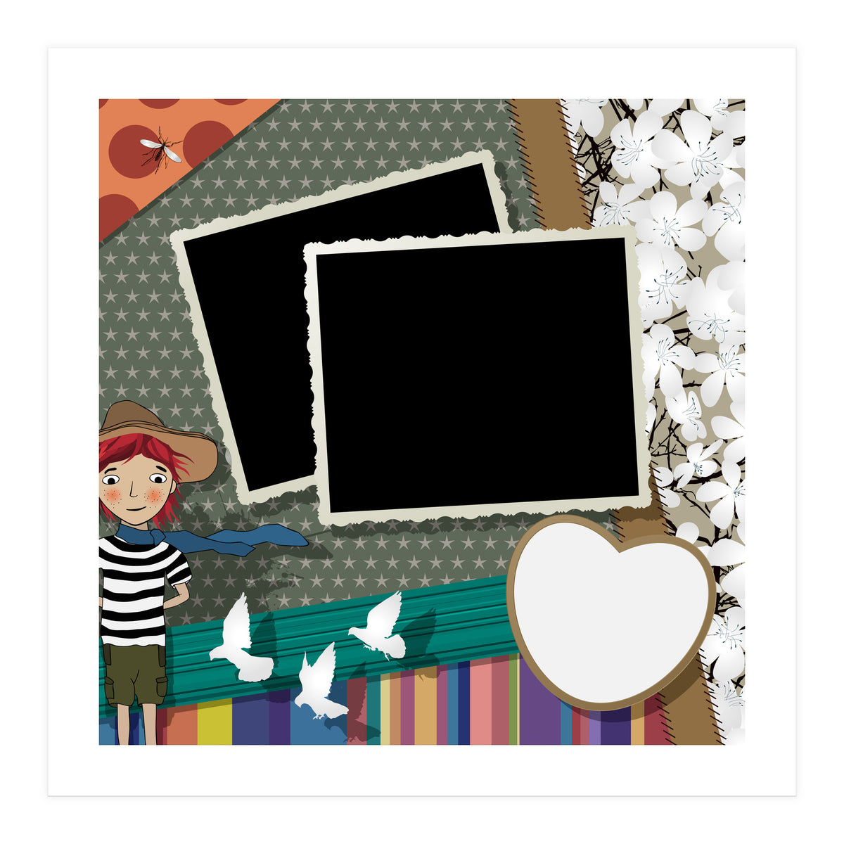 Vintage Photos Collage (Print Only)