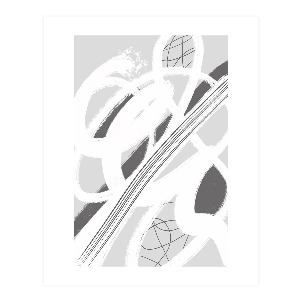 Abstract Painting No. 11 - Chaos and silence (Print Only)