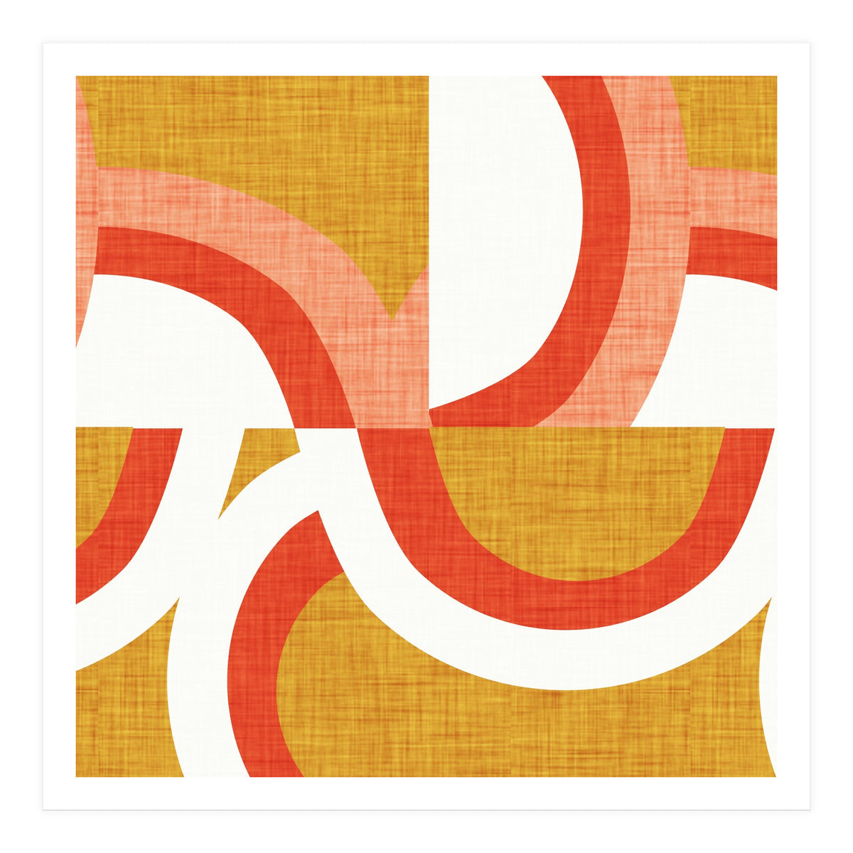 New Mid Mod Freeway Mustard  (Print Only)