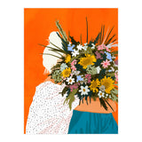 Happiness Is To Hold Flowers In Both Hands (Print Only) thumbnail