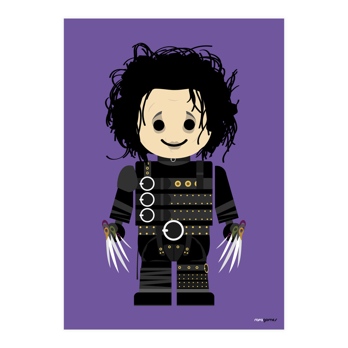 Edward Scissorhands Toy (Print Only)