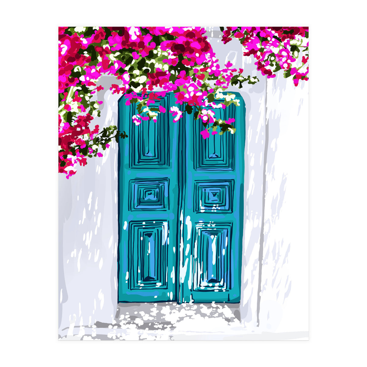 Another Santorini Home (Print Only)