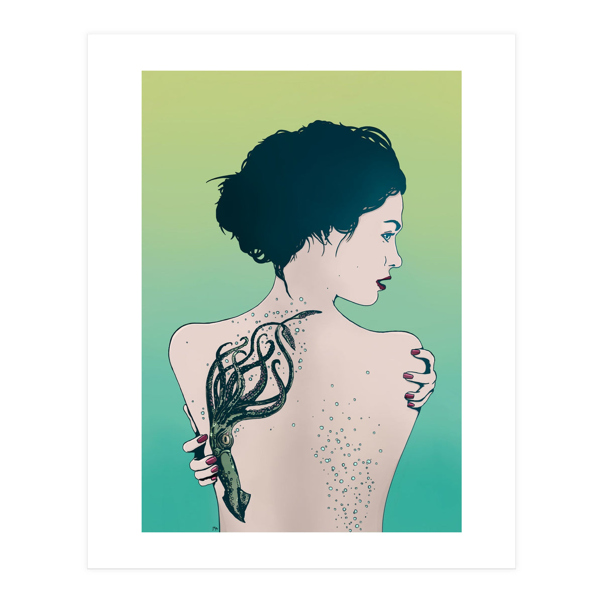Octopus Lady (Print Only)