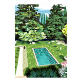 Life's Better Poolside | Vacation Travel Holiday Resort Swim | Architecture Summer Landscape (Print Only) thumbnail