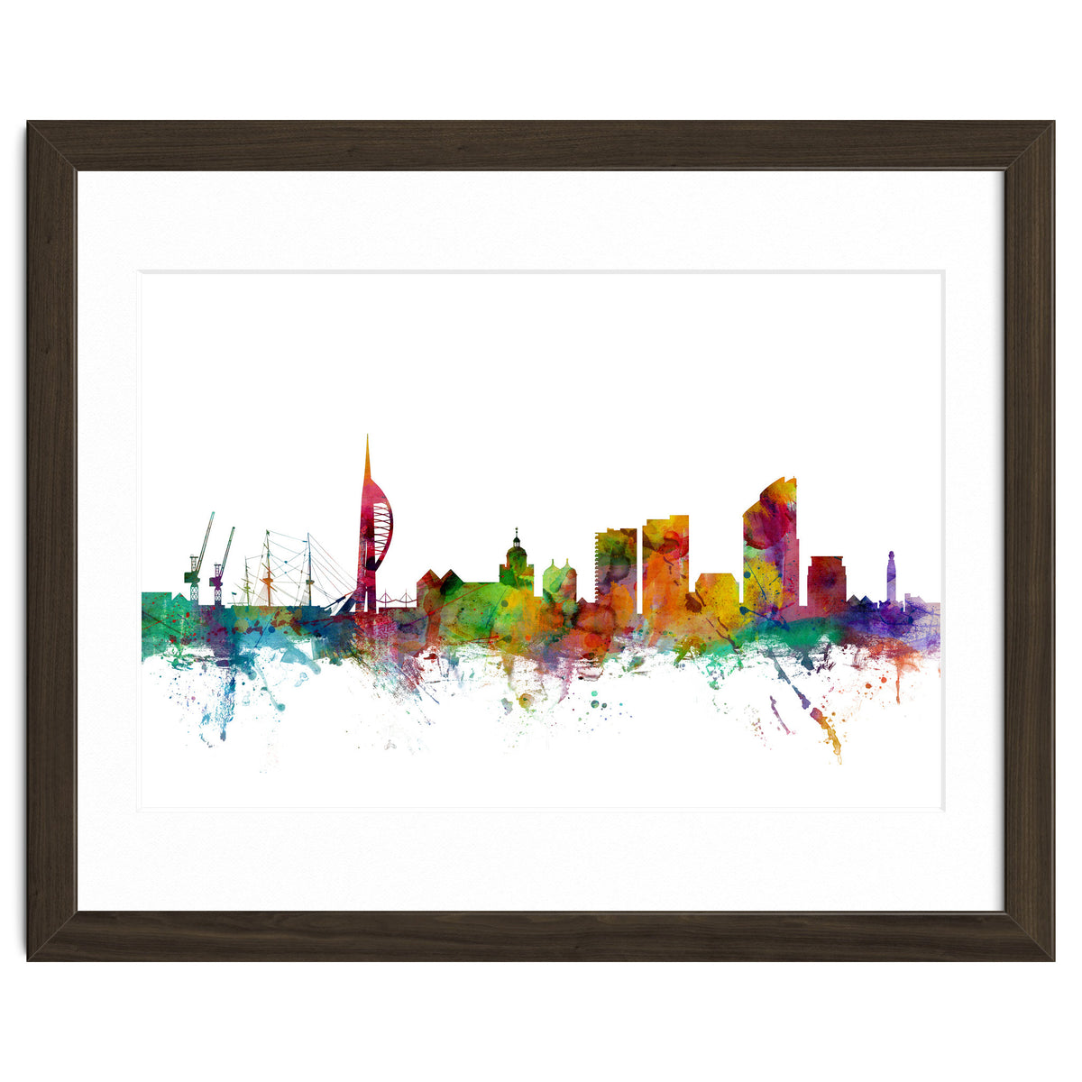 Portsmouth England Skyline