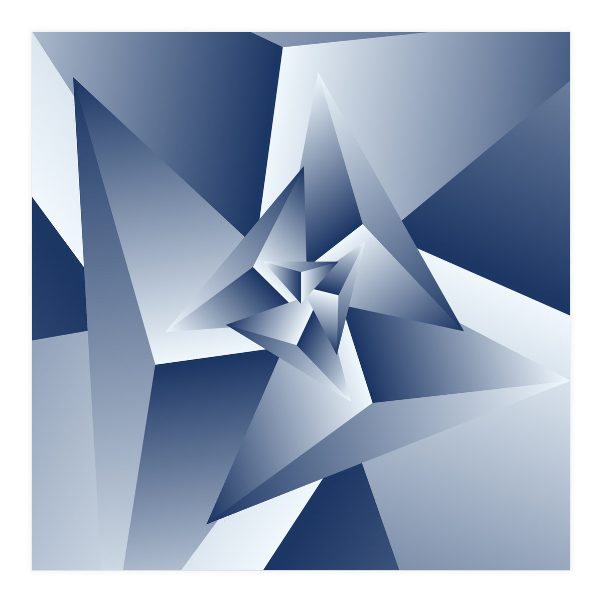 Modern Traingle Pattern (Print Only)